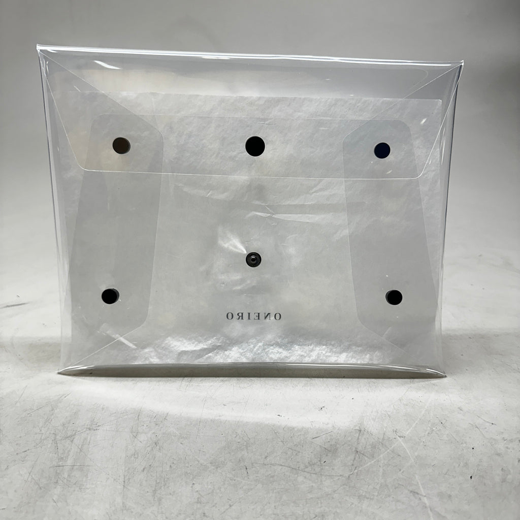 ONEIRO Clear Multipurpose Clutch Waterproof Travel Pouch 8" x 10" (New)
