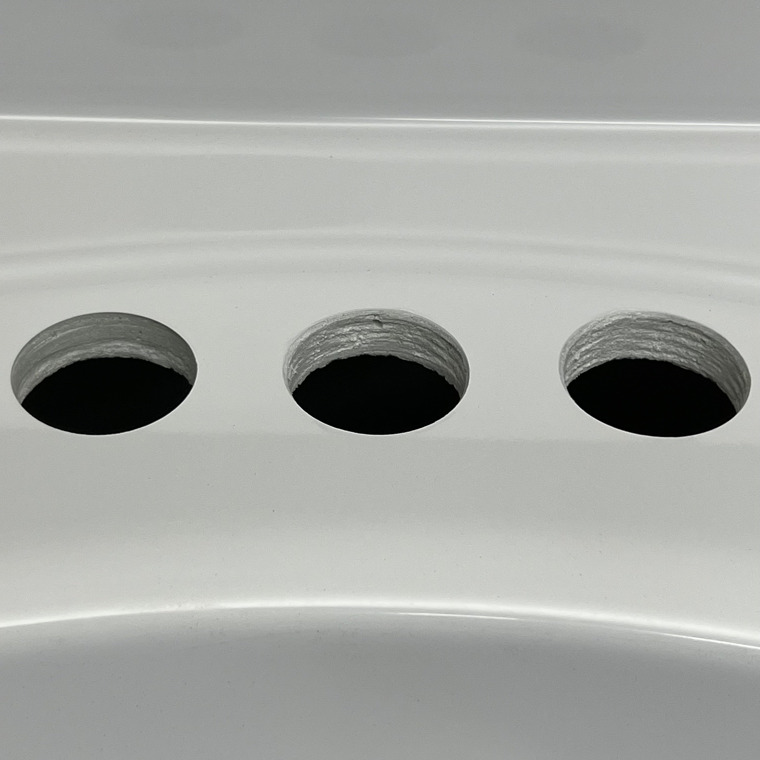 DHI CORP Vanity Top Sink Premium Cultured Marble 25” X 22” WHITE 552026