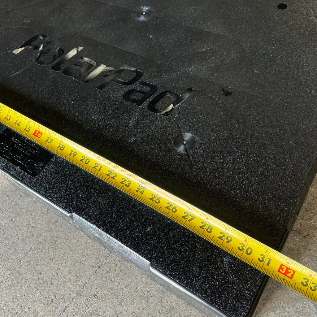 POLARPAD Duraplas Heavy Duty HVAC Pad 32”x32”x3" Black