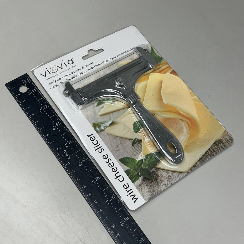 VIOVIA 2-PACK! Wire Cheese Slicer Stainless Steel VIO-1059 (New)