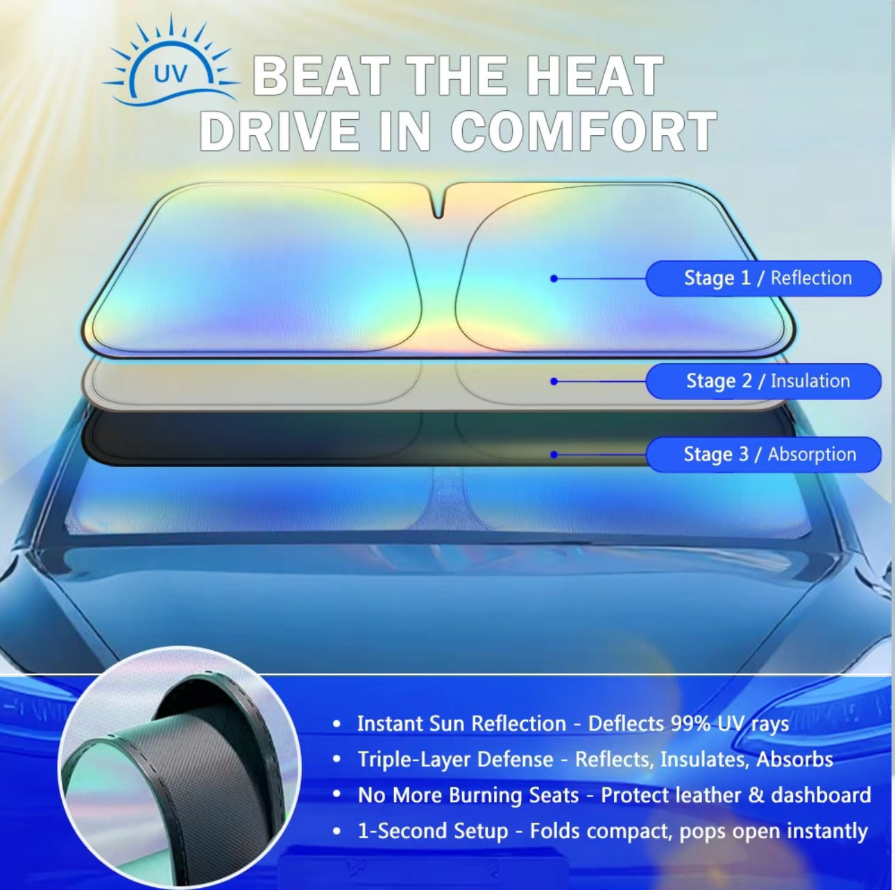 Cool Shield Car Curtain