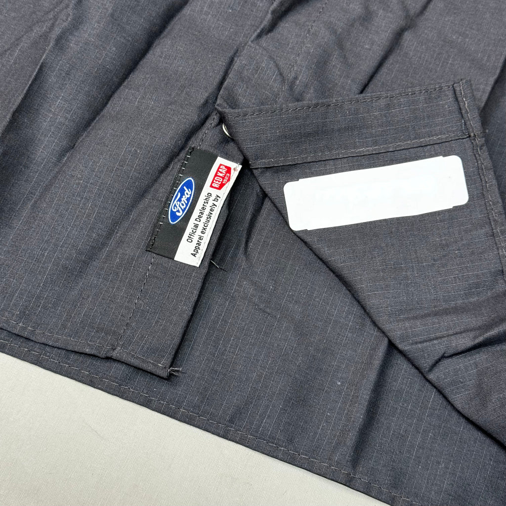 RED KAP Ford Dealership "Alan" Employee Shirts w/Embroidered Patch Sz L Blue/Grey