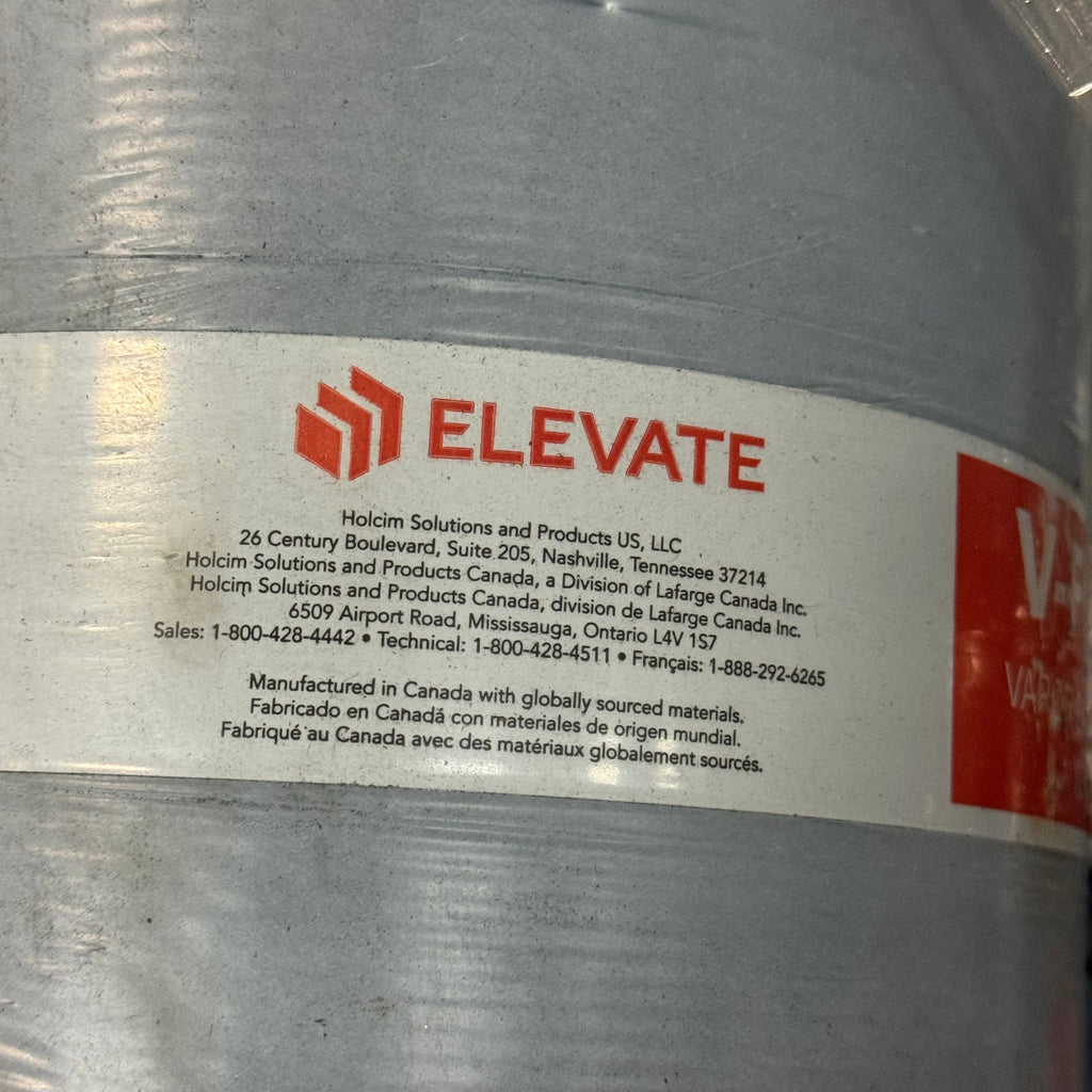 ELEVATE V-Force Vapor Barrier Membrane W56358900V25 133"Lx45”W Raincoat Material Black