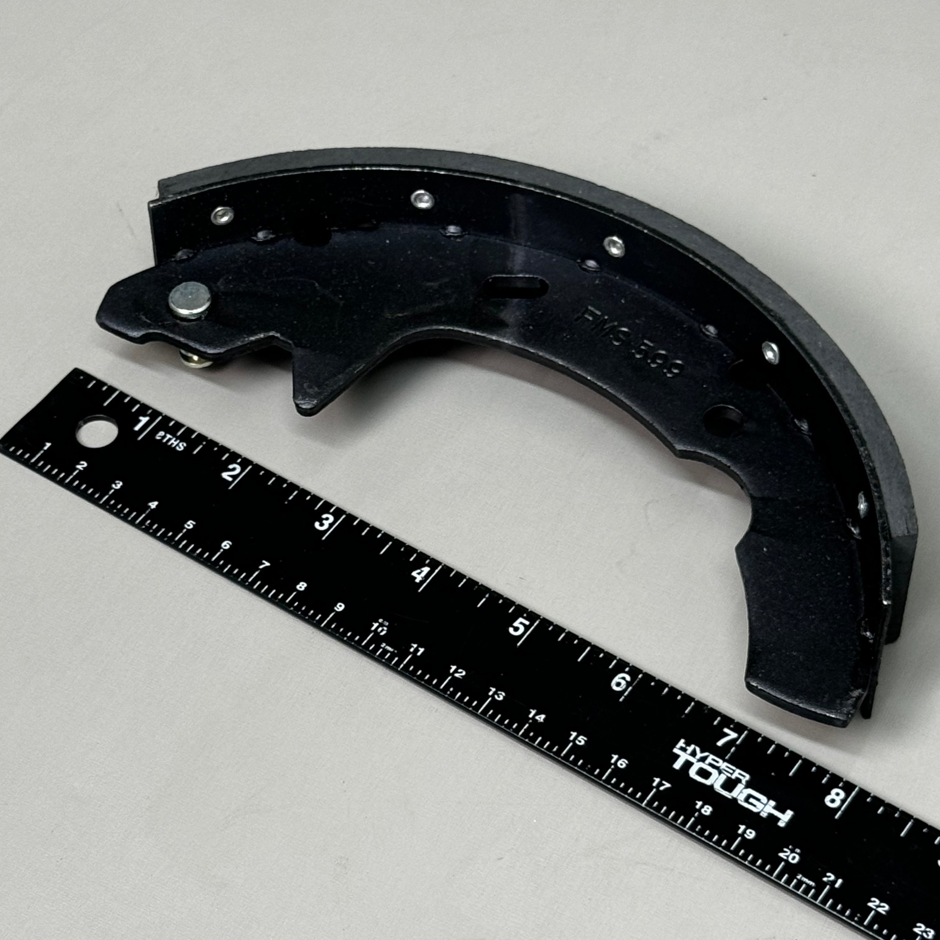 WAGNER QS QuickStop Drum Brake Shoes Set 7 1/2" x 2" Black Z599AR