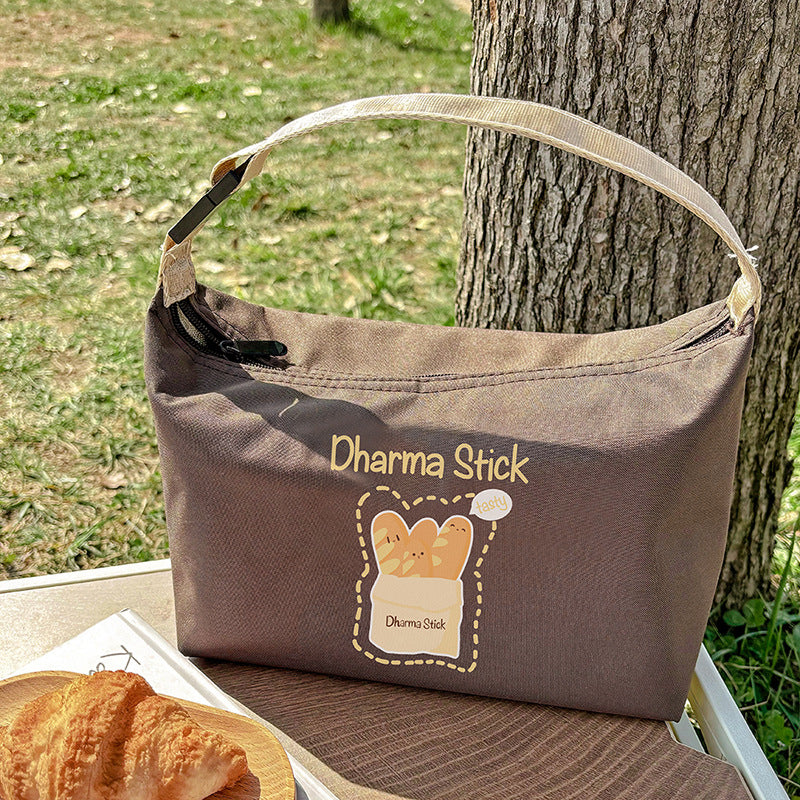Maillard dessert style large capacity insulated portable lunch box bag student picnic ice pack