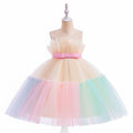 Colorful Tulle Flower Girl Dress
