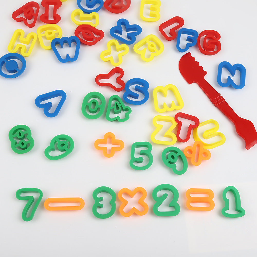 DIY Plastic Molds For Children's Colored Clay Handicraft Class