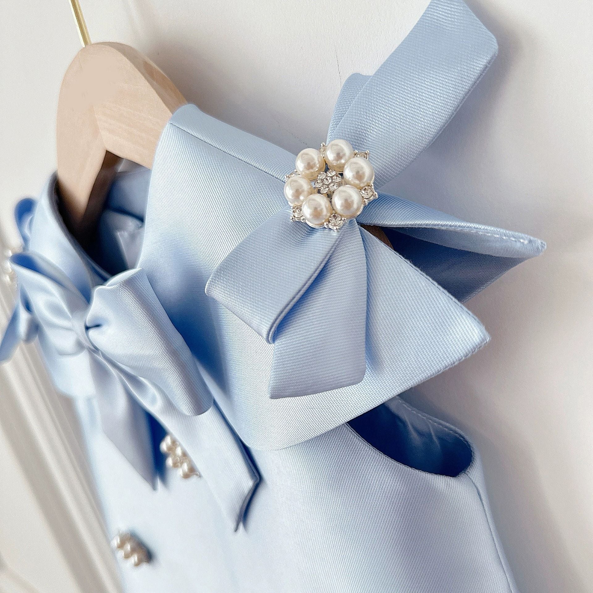 High-end Children Host Costume For Piano Performance