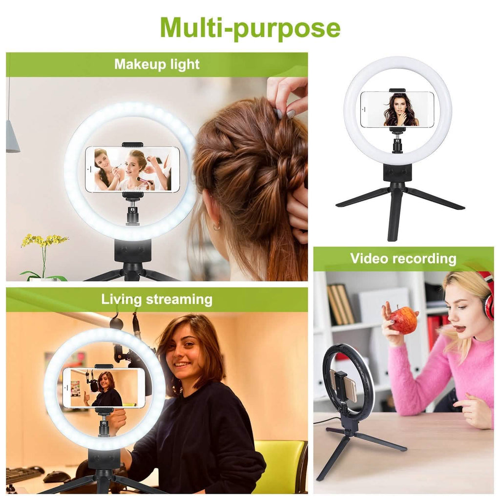 9" Dimmable LED Ring Light with Tripod