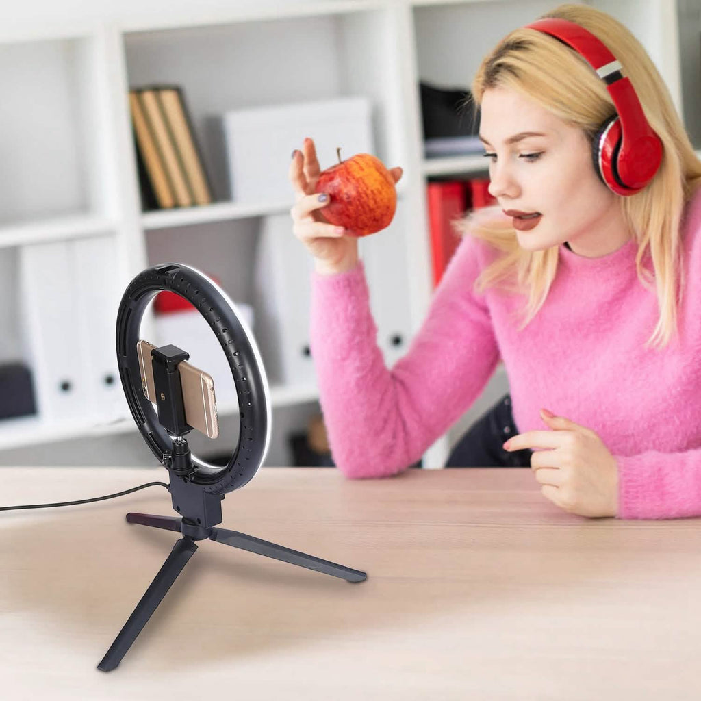 9" Dimmable LED Ring Light with Tripod