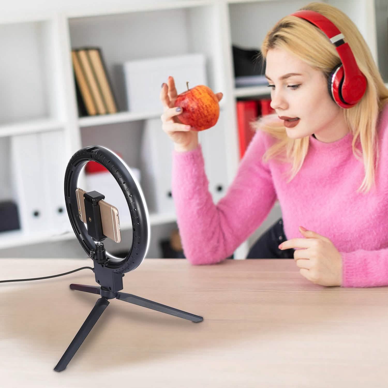 9" Dimmable LED Ring Light with Tripod