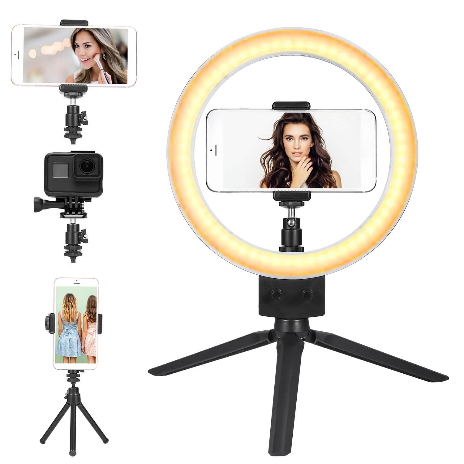 9" Dimmable LED Ring Light with Tripod