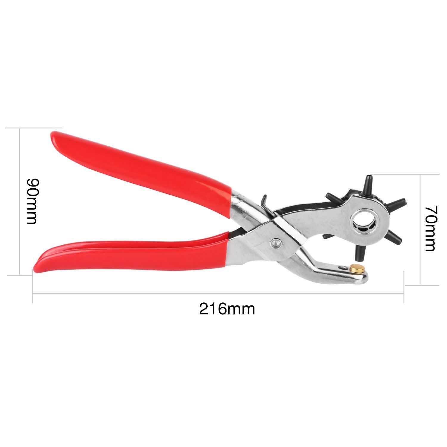9" Heavy Duty Belt Hole Punch Hand Pliers