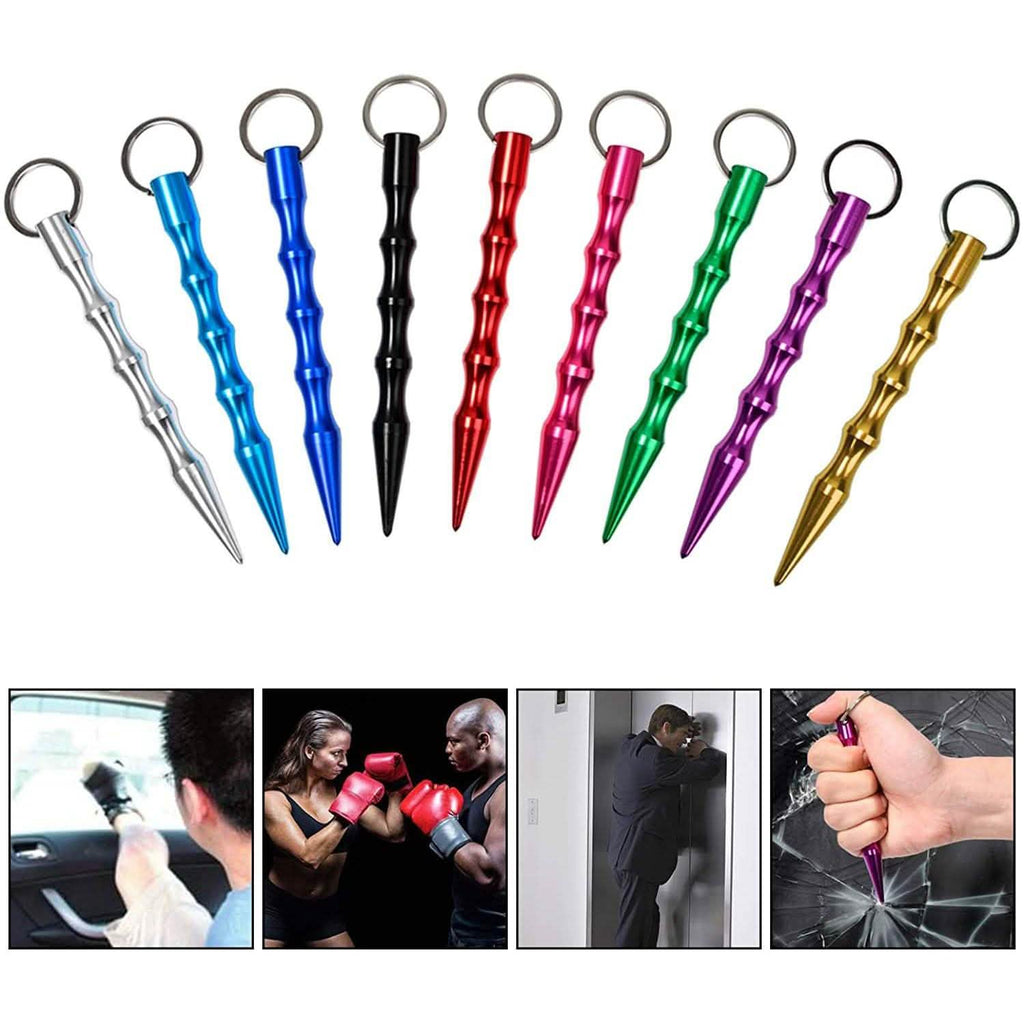 9-Pack: Aluminum Self-Defence Key Chain
