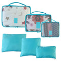 9-Piece: Clothes Storage Bags Water-Resistant Travel Luggage Organizer