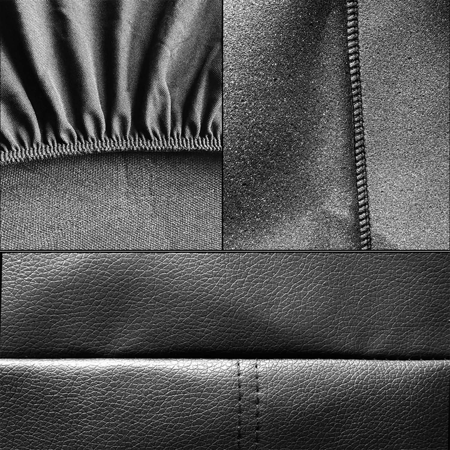 9-Piece Set: PU Leather Car Seat Cover