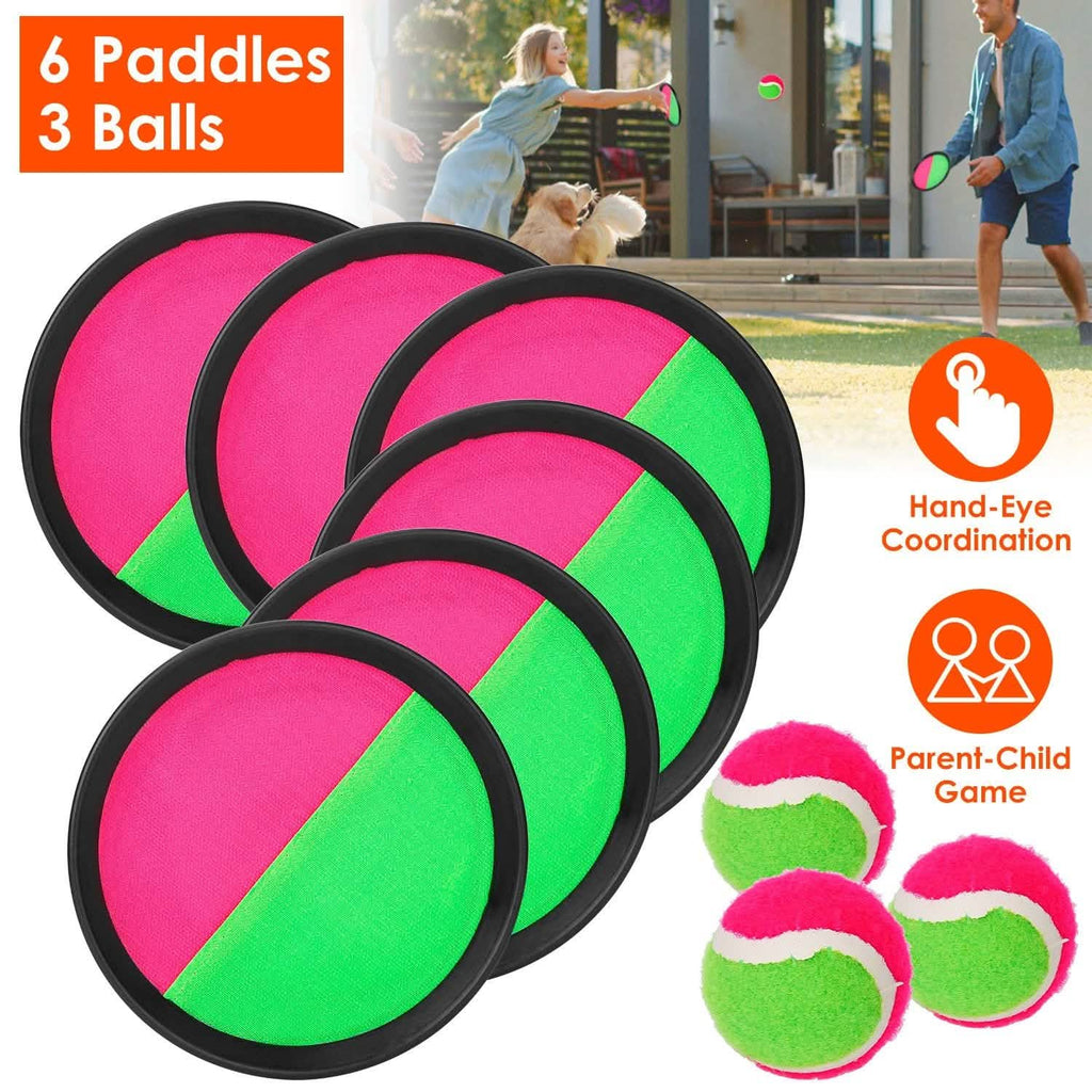 9-Piece Set: Toss and Catch Ball Throw
