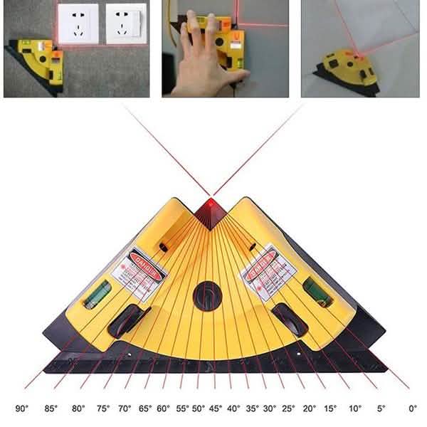 90 Degree Vertical Horizontal Laser Line Angle Measurement Tools