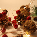 LED Pinecone Light String Small Mulberry Copper Wire Light Creative Flashing Light String Christmas Courtyard Decoration Light String