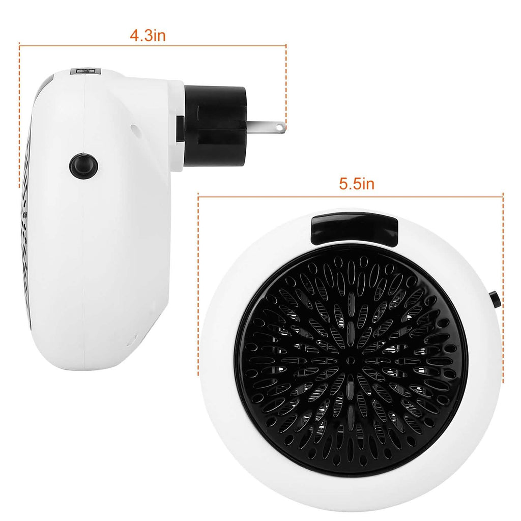 900W Portable Heater Fan with Remote Control