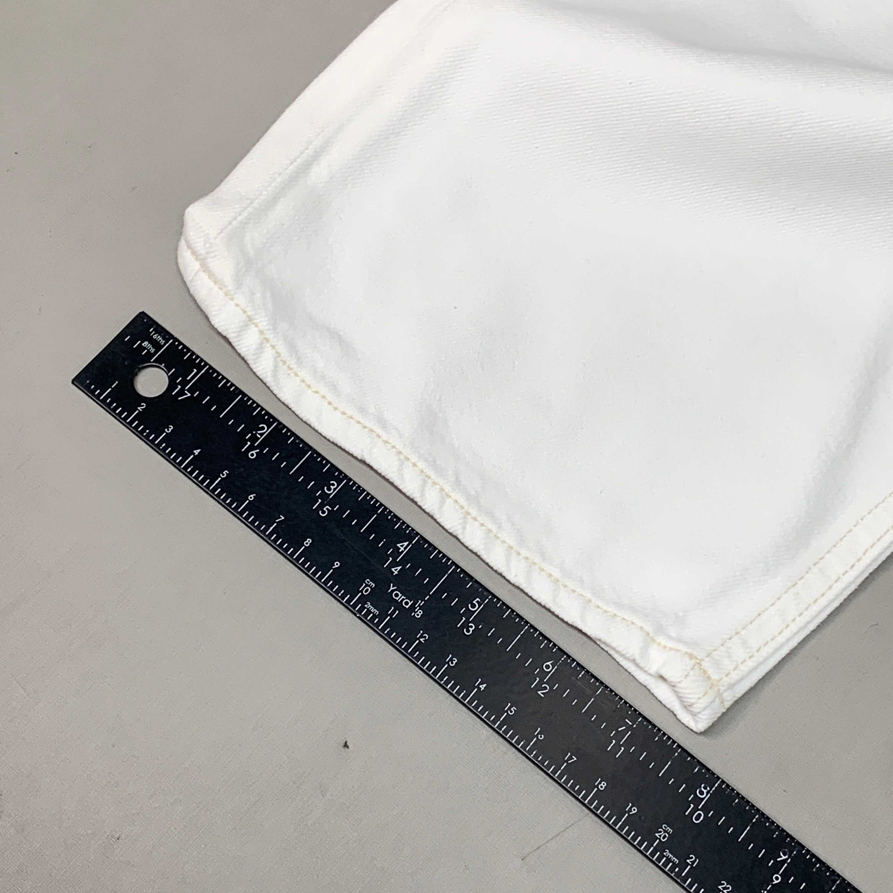 ETICA Tyler High Waist Straight Leg Ankle jeans Vintage White Size 27 EW180114A