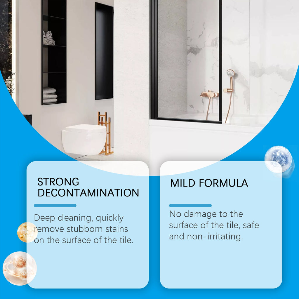 Ceramic Tile Cleaning Effervescent Tablet, Toilet Basin Wall Tile Decontamination And Descaling Brightening Cleaning Tablet