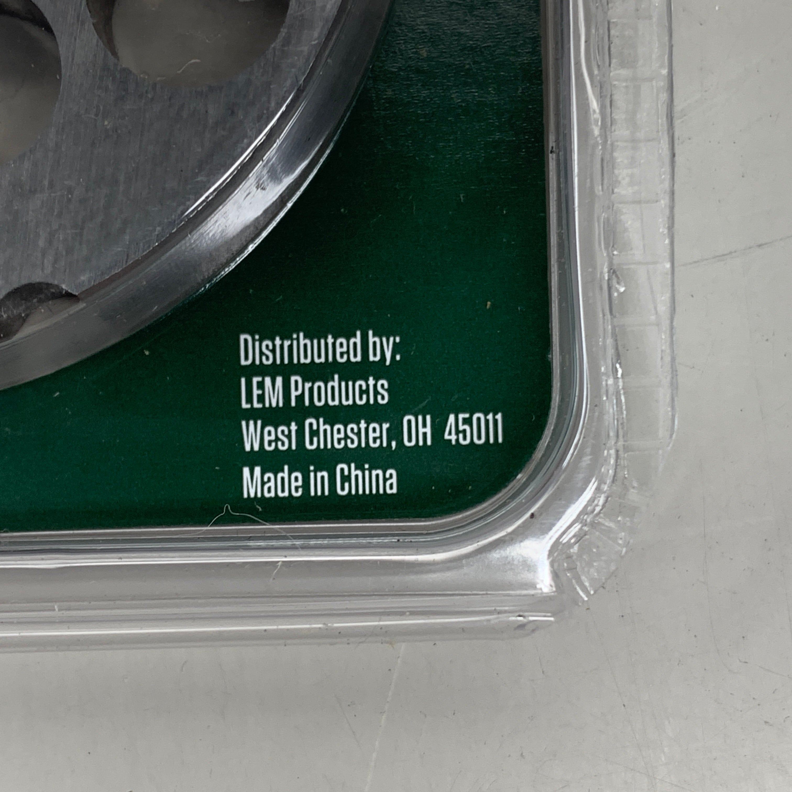 LEM Grinder Plate 12mm #12 (1/2") 2-3/4" Plate Diameter Stainless Steel 476SS