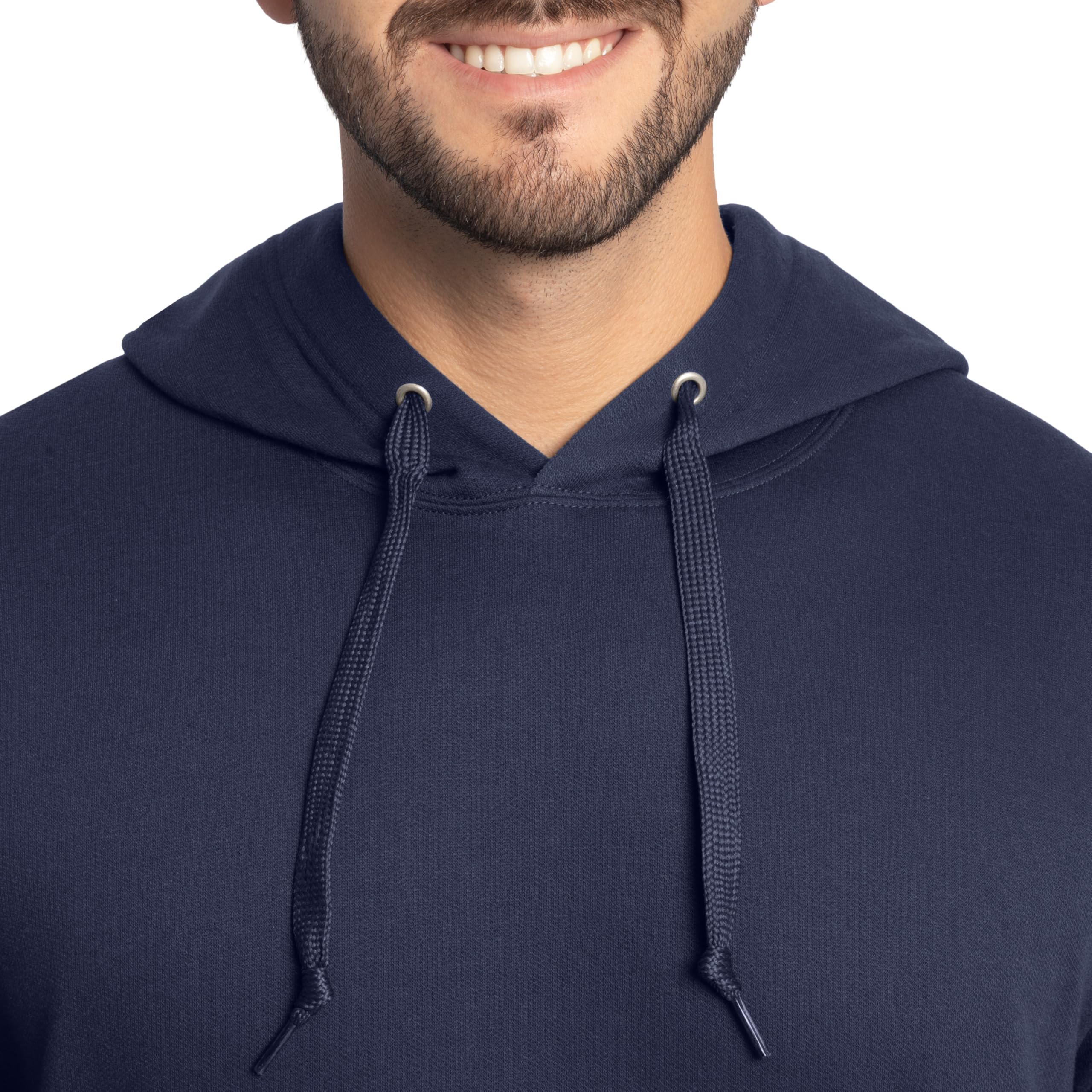 Fruit of the Loom mens Eversoft Fleece Sweatshirts & Hoodies Shirt, Pullover - Black, Large US