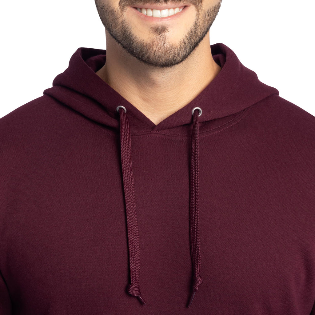 Fruit of the Loom mens Eversoft Fleece Sweatshirts & Hoodies Shirt, Pullover - Black, Large US