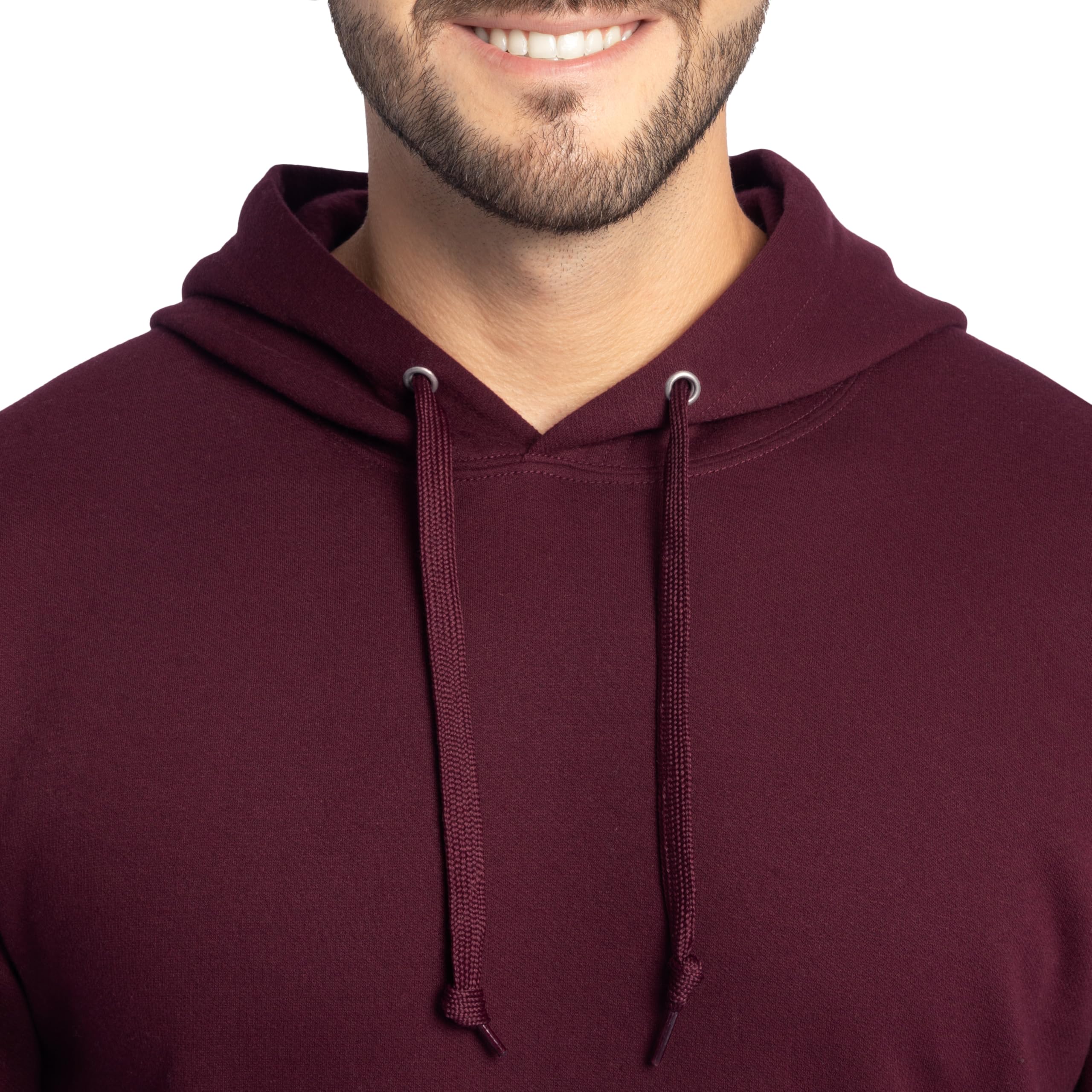 Fruit of the Loom mens Eversoft Fleece Sweatshirts & Hoodies Shirt, Pullover - Black, Large US