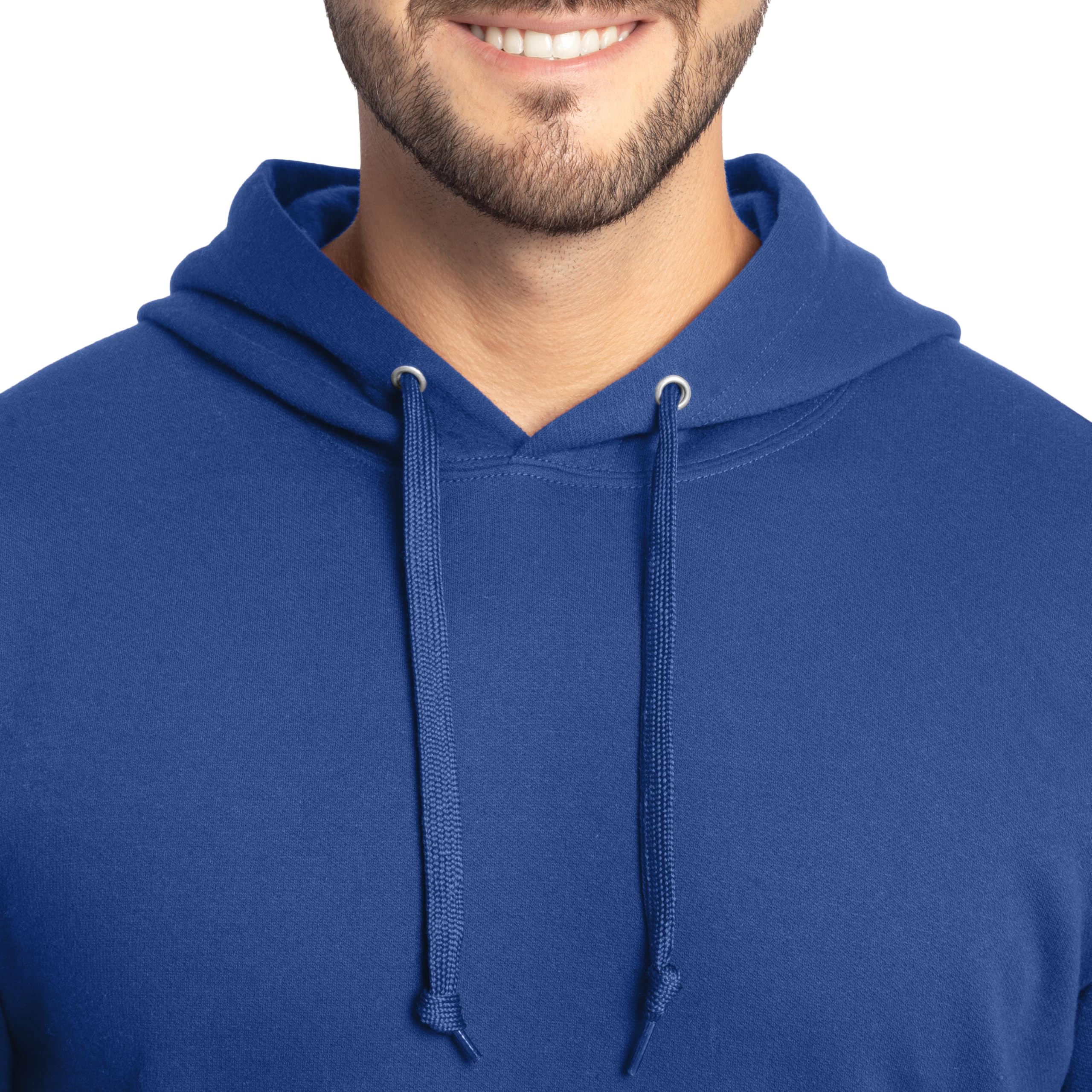 Fruit of the Loom mens Eversoft Fleece Sweatshirts & Hoodies Shirt, Pullover - Black, Large US