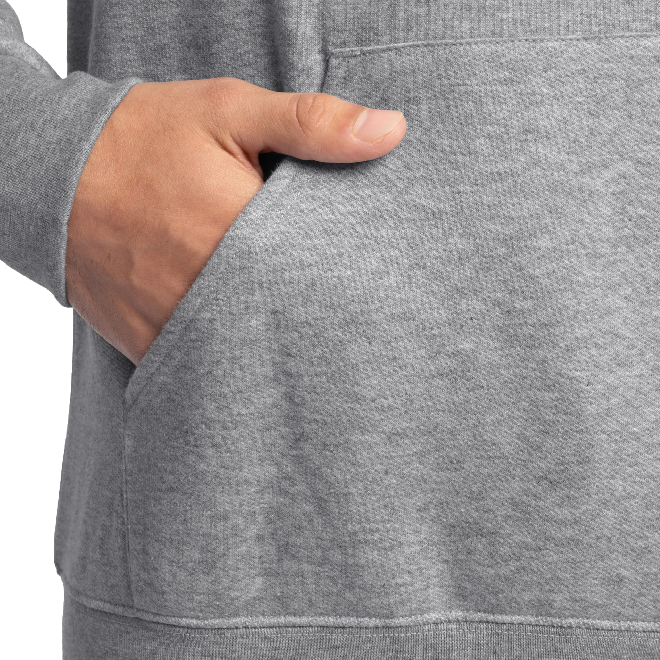 Fruit of the Loom mens Eversoft Fleece Sweatshirts & Hoodies Shirt, Pullover - Black, Large US