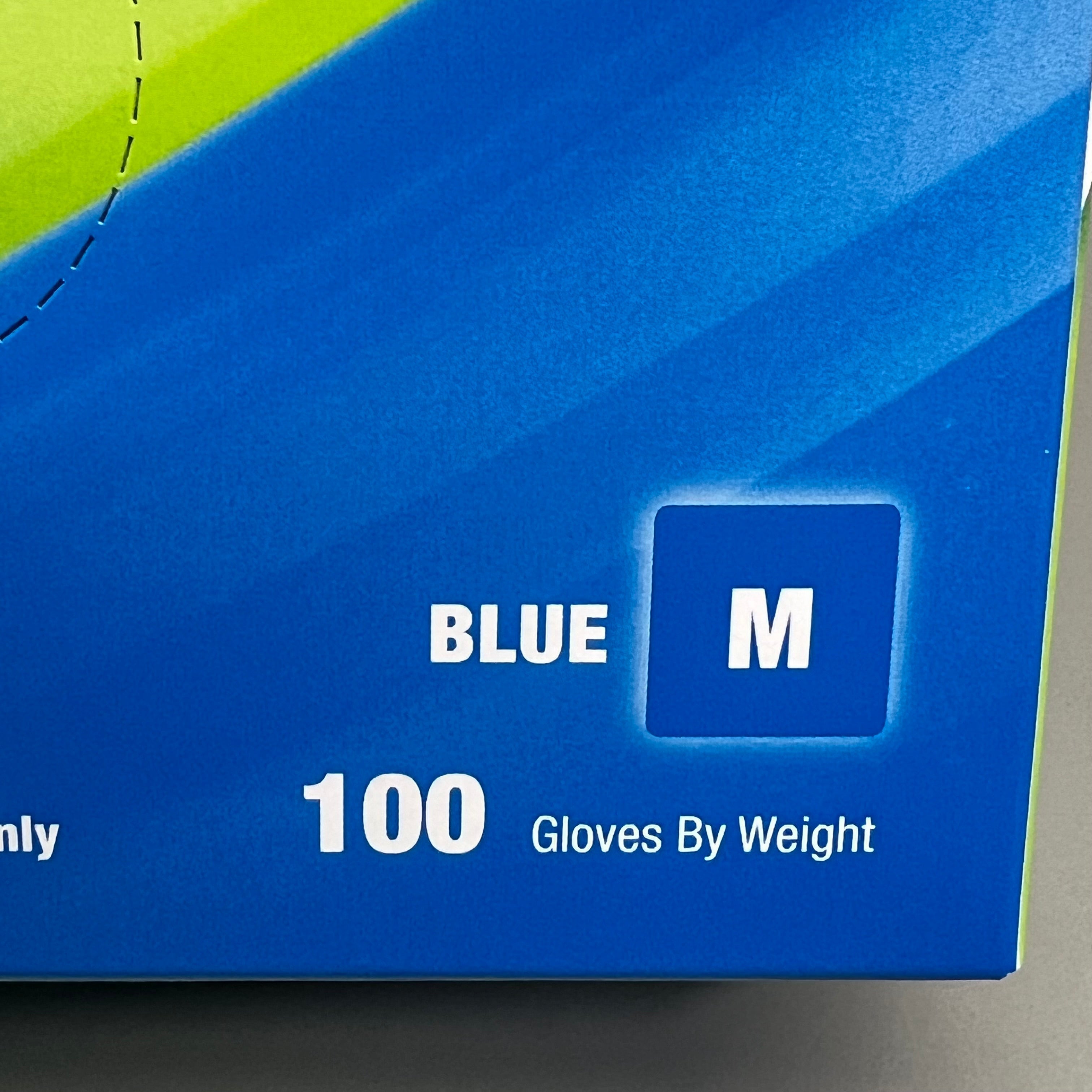 HOSPECO NPF (1,000 PACK) Nitrile Powder Free Exam Gloves Sz M Blue GL-N106FM