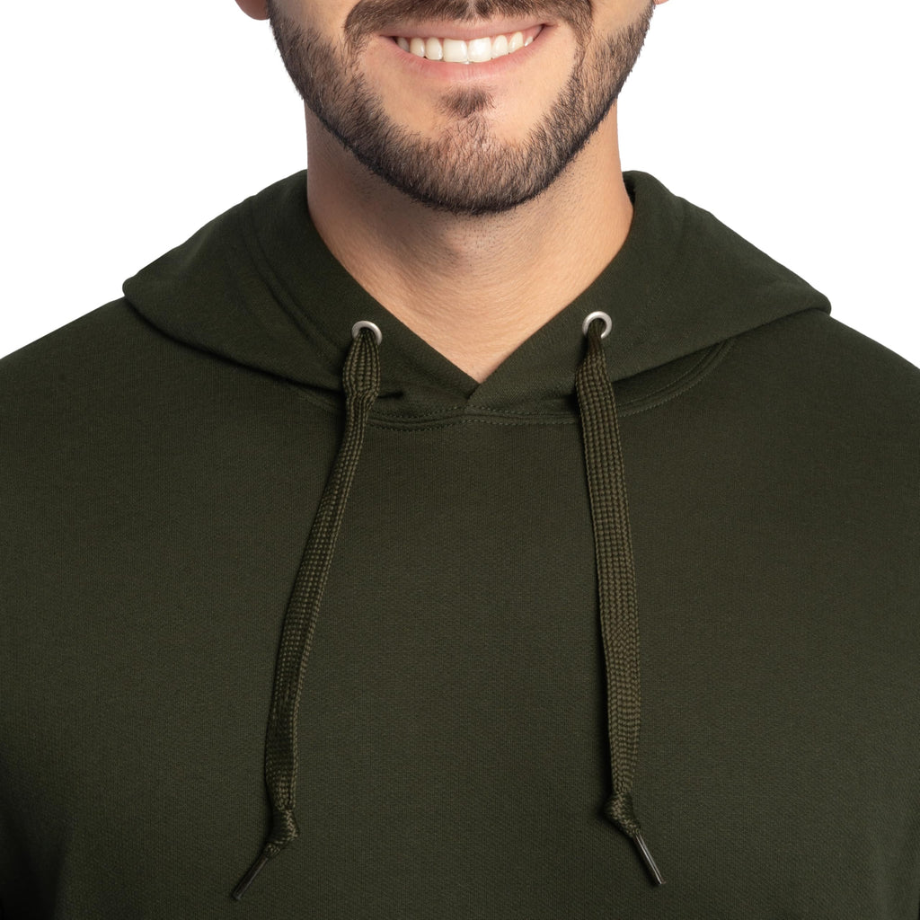 Fruit of the Loom mens Eversoft Fleece Sweatshirts & Hoodies Shirt, Pullover - Black, Large US