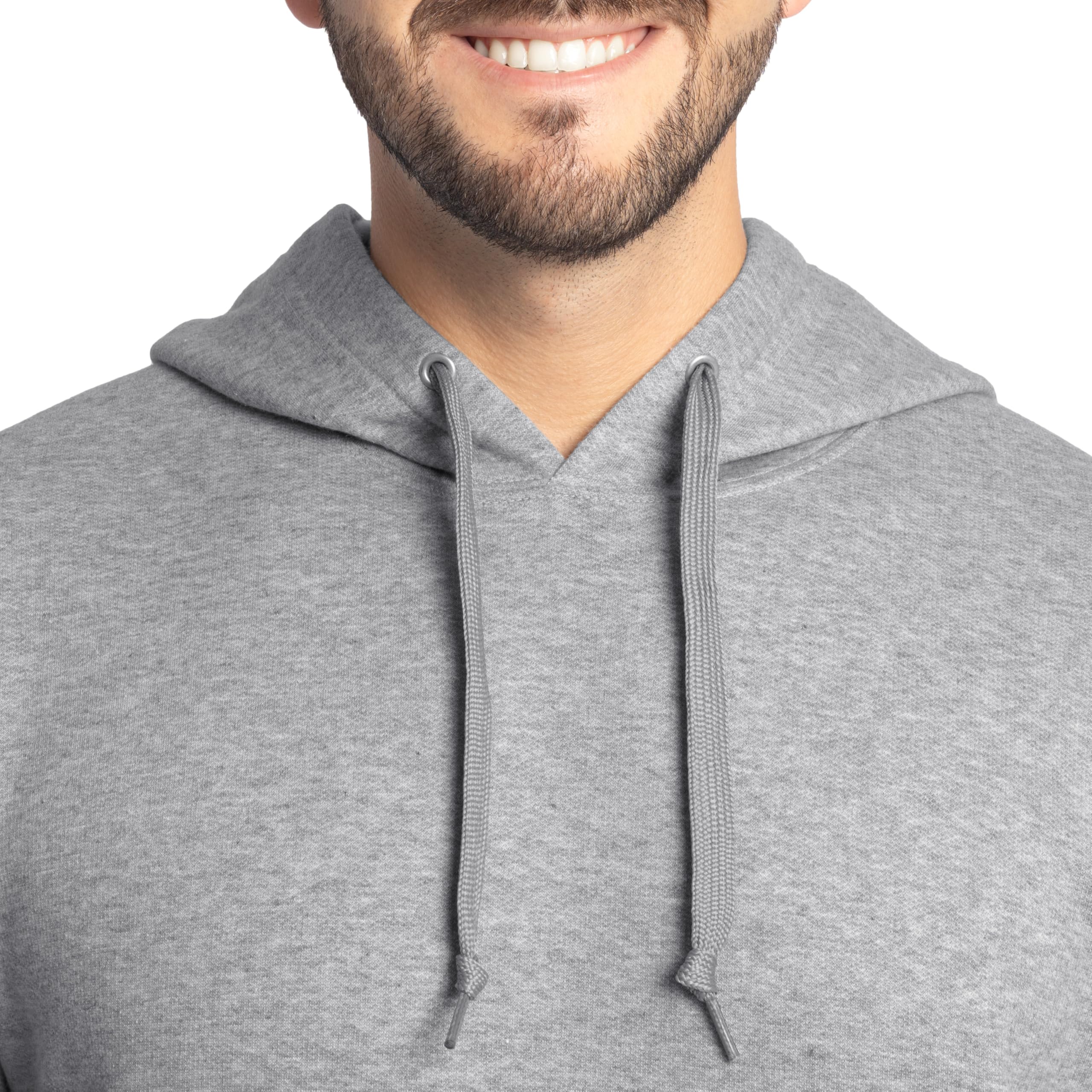 Fruit of the Loom mens Eversoft Fleece Sweatshirts & Hoodies Shirt, Pullover - Black, Large US