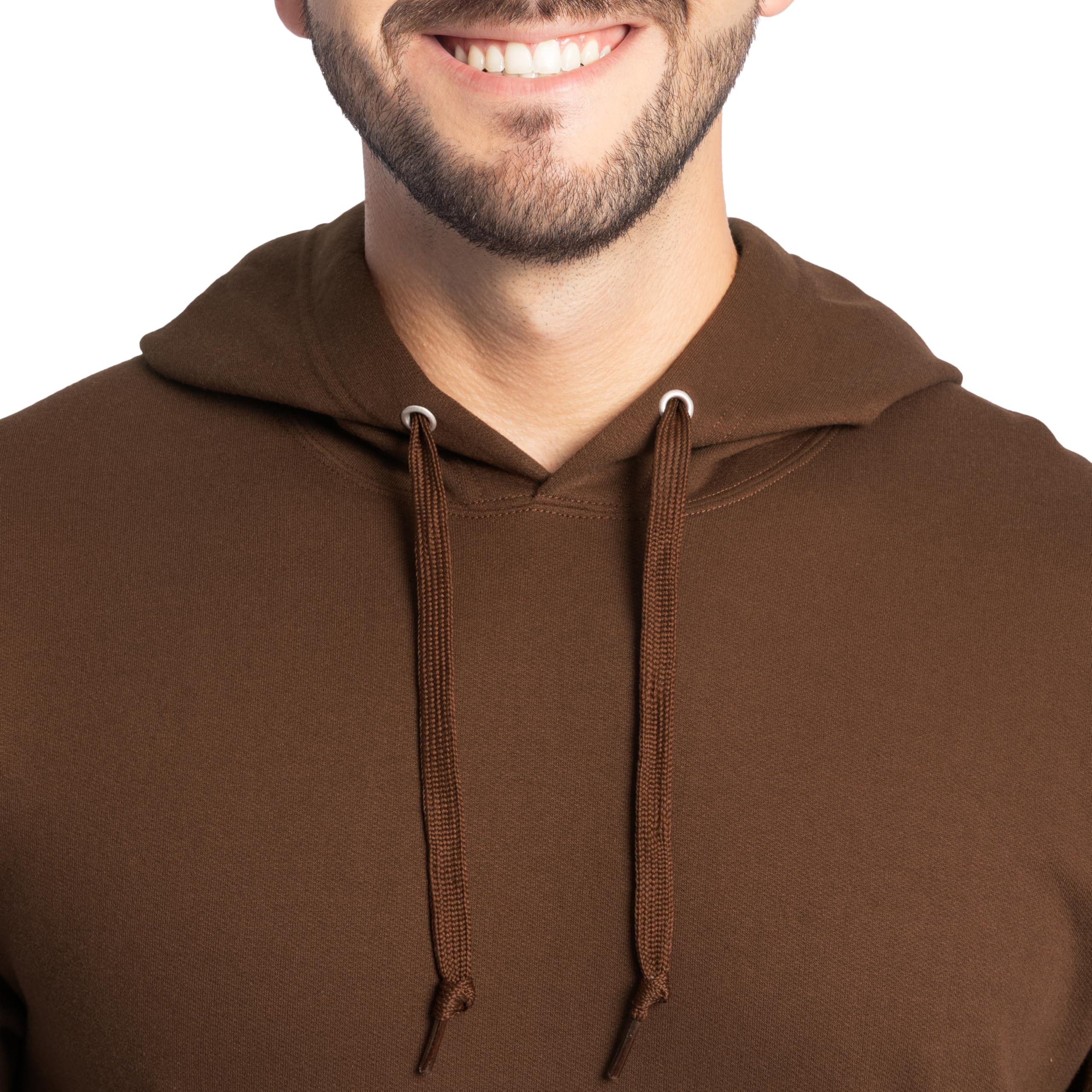 Fruit of the Loom mens Eversoft Fleece Sweatshirts & Hoodies Shirt, Pullover - Black, Large US
