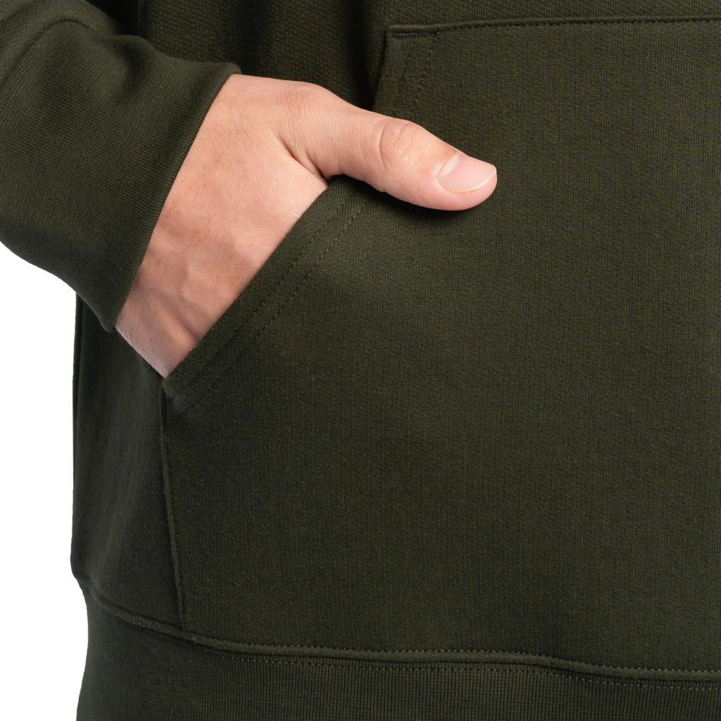 Fruit of the Loom mens Eversoft Fleece Sweatshirts & Hoodies Shirt, Pullover - Black, Large US