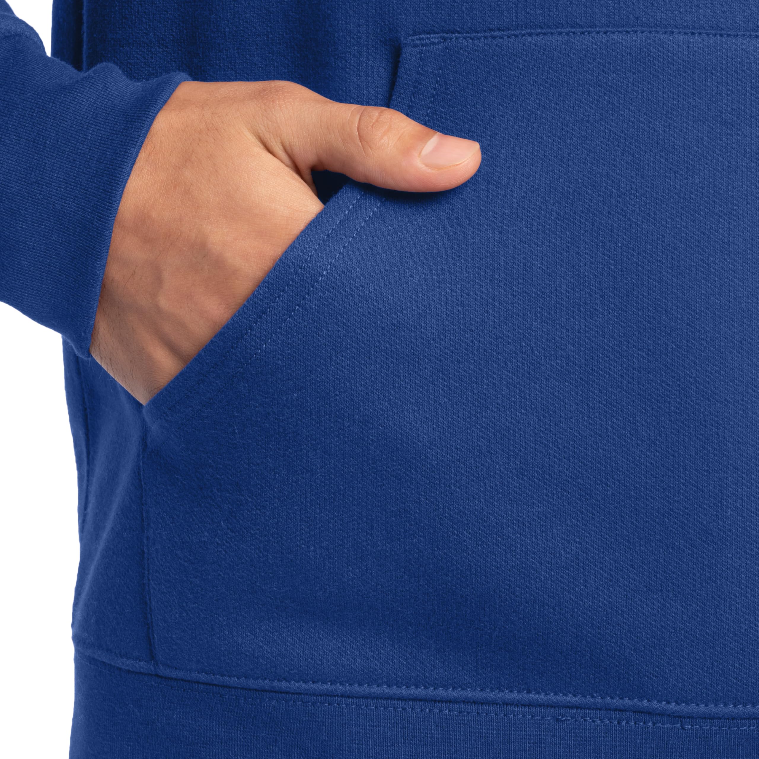 Fruit of the Loom mens Eversoft Fleece Sweatshirts & Hoodies Shirt, Pullover - Black, Large US