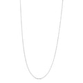.925 Sterling Silver 0.7mm Slim and Dainty Unisex 18" Inch Ball Bead Chain Necklace