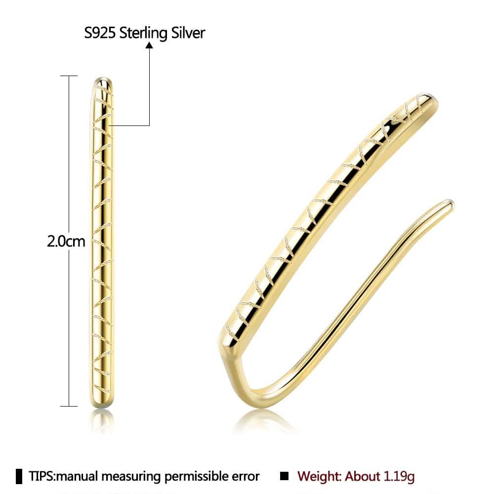 925 Sterling Silver Clip Earrings