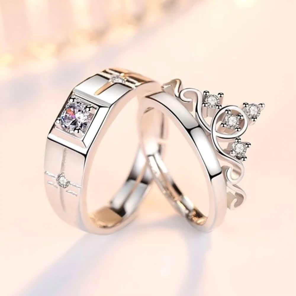 925 Sterling Silver New Jewelry Fashion Couple Ring