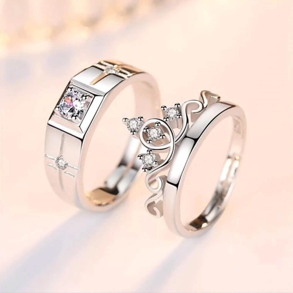 925 Sterling Silver New Jewelry Fashion Couple Ring