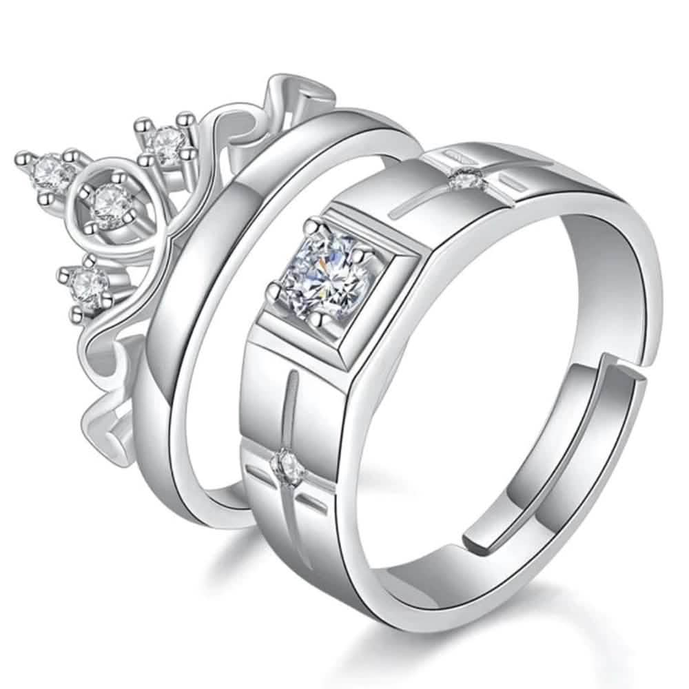 925 Sterling Silver New Jewelry Fashion Couple Ring
