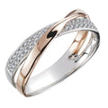 925 Sterling Silver Vintage Crystal Rings