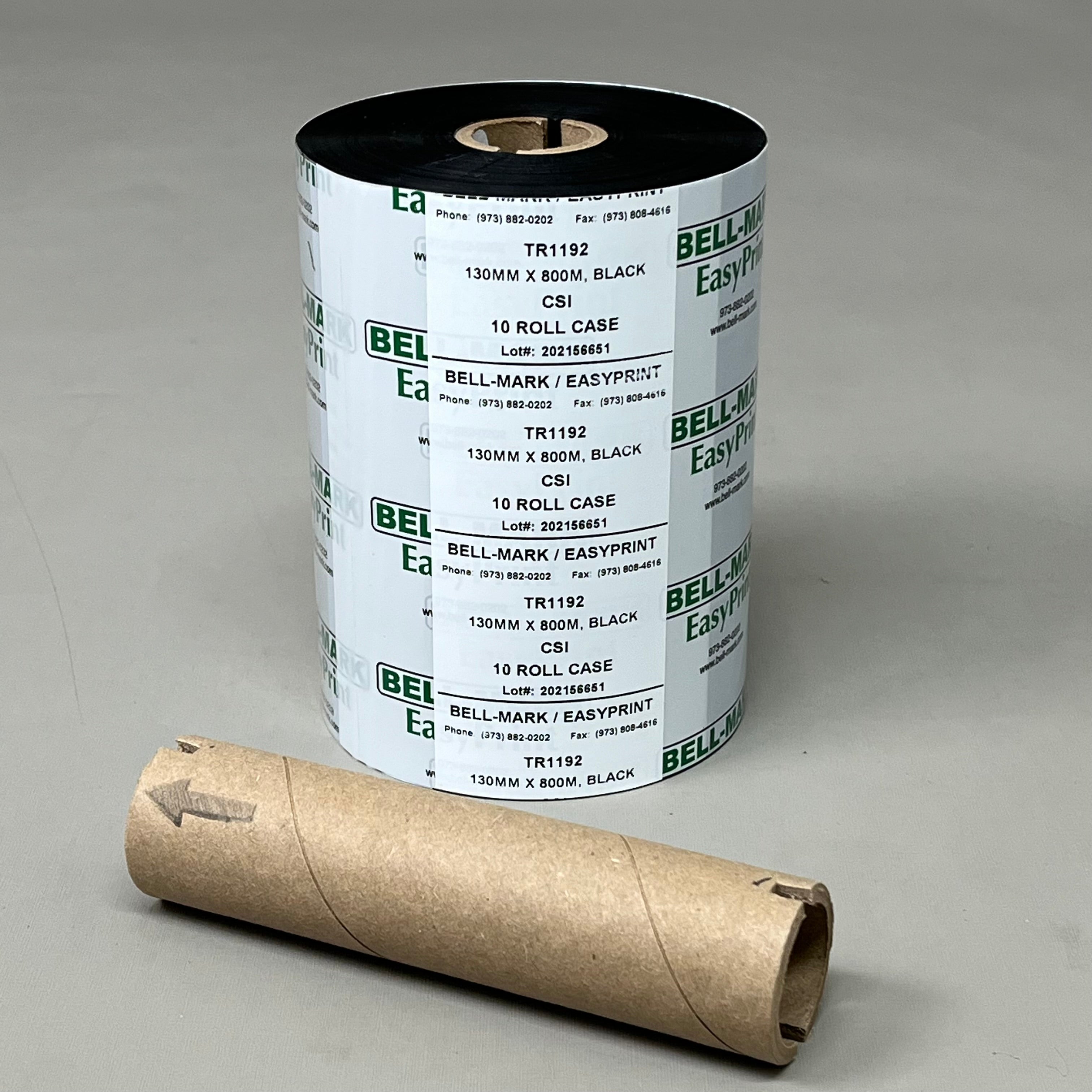 BELL-MARK Easy Printing for Packaging 130MM X 800M Black TR1192