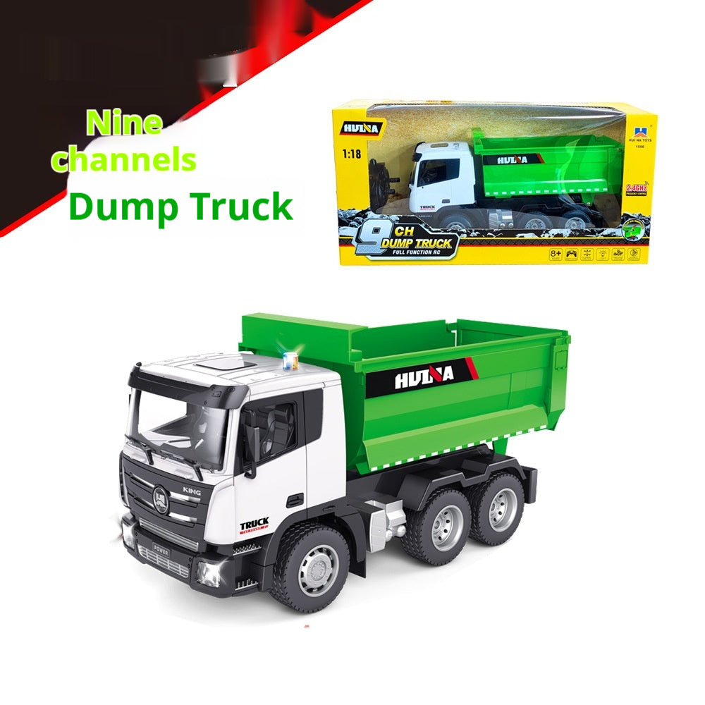 Remote Controlled Dump Truck Simulation Engineering Electric Toy Car Model