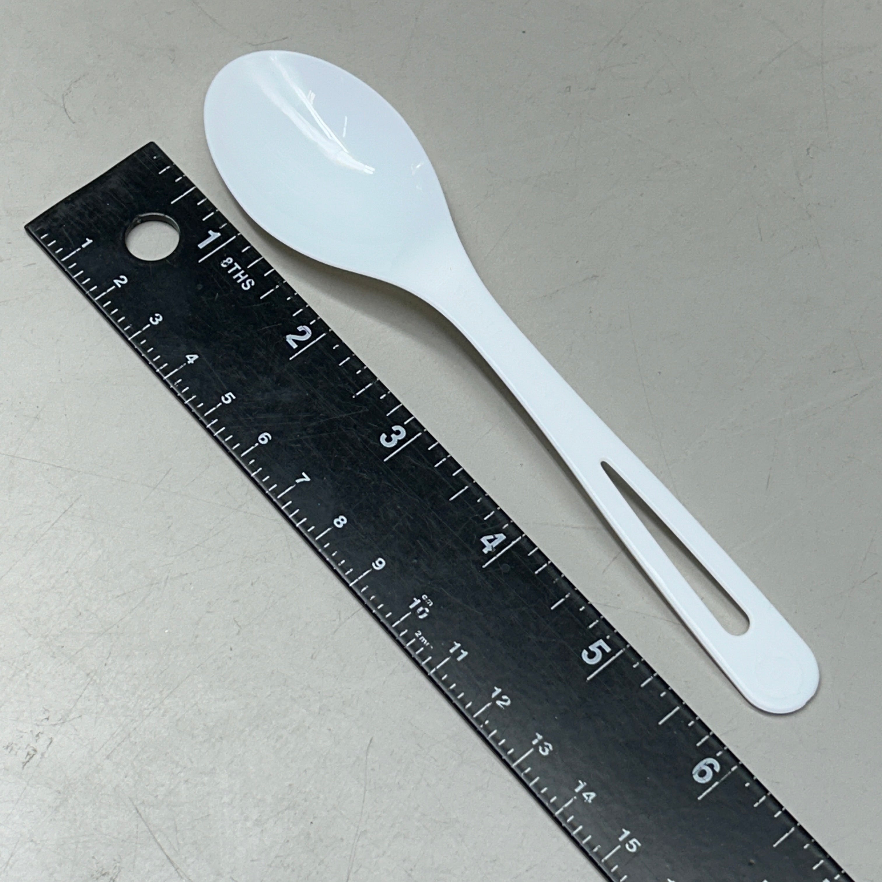 WORLD CENTRIC (1000 PACK) Compostable 6" PLA Ice Cream Spoon 120º (Damaged Box)