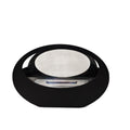 Alcohol fireplace real fire cruise ship oval glass tabletop fireplace metal storm heating wall