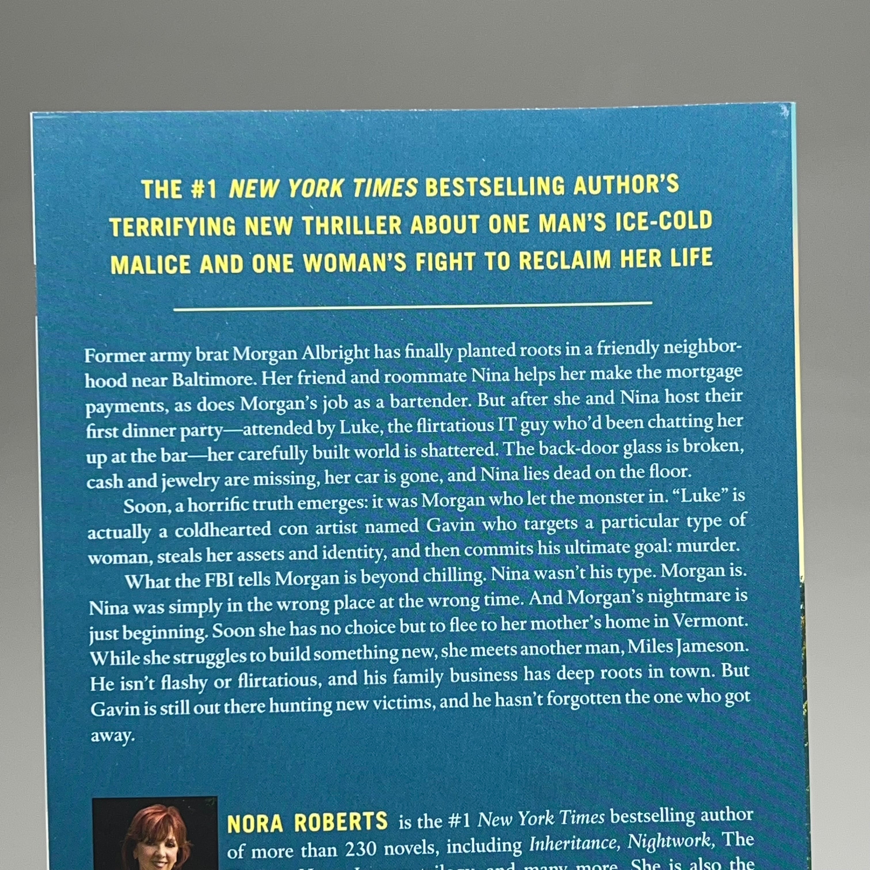 IDENTITY by Nora Roberts - Thrilling Story Bestseller Soft Cover