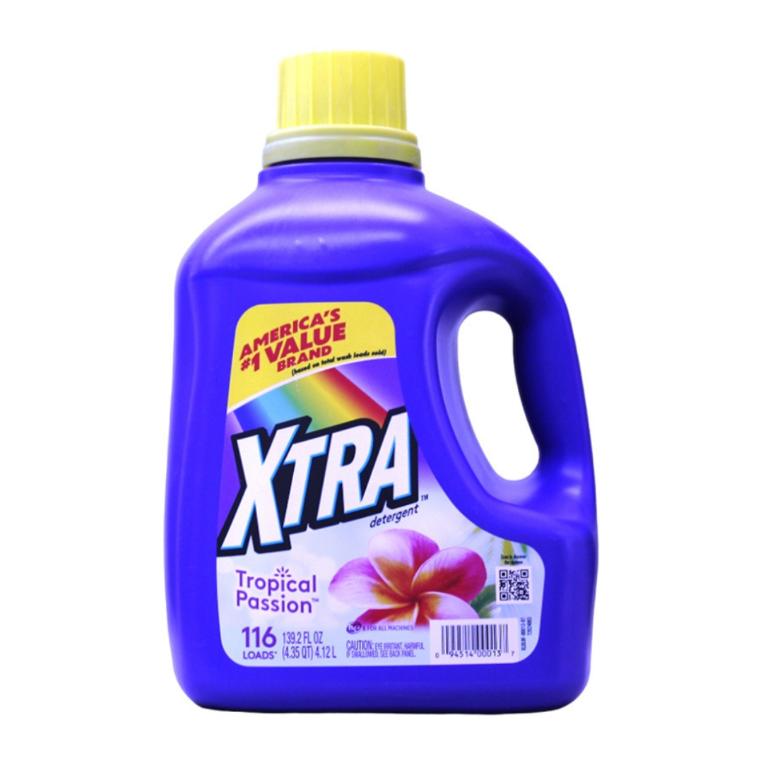 XTRA Tropical Passion Liquid Laundry Detergent (139.2oz)
